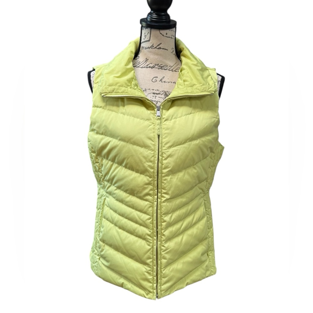 Talbots Down Puffer Vest Green Women’s Medium - Picture 1 of 10